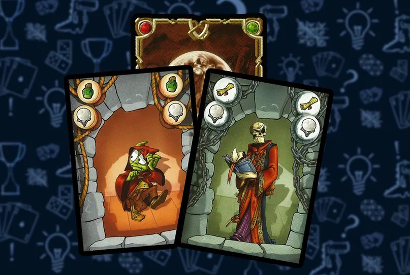 Игровое поле настольной игры Крагморта, карты движения гоблинов