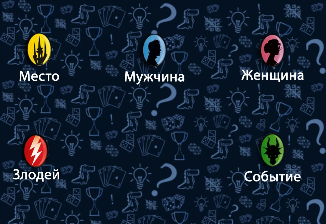 Различные игровые карты настольной игры Страшные сказки, злодеи и герои