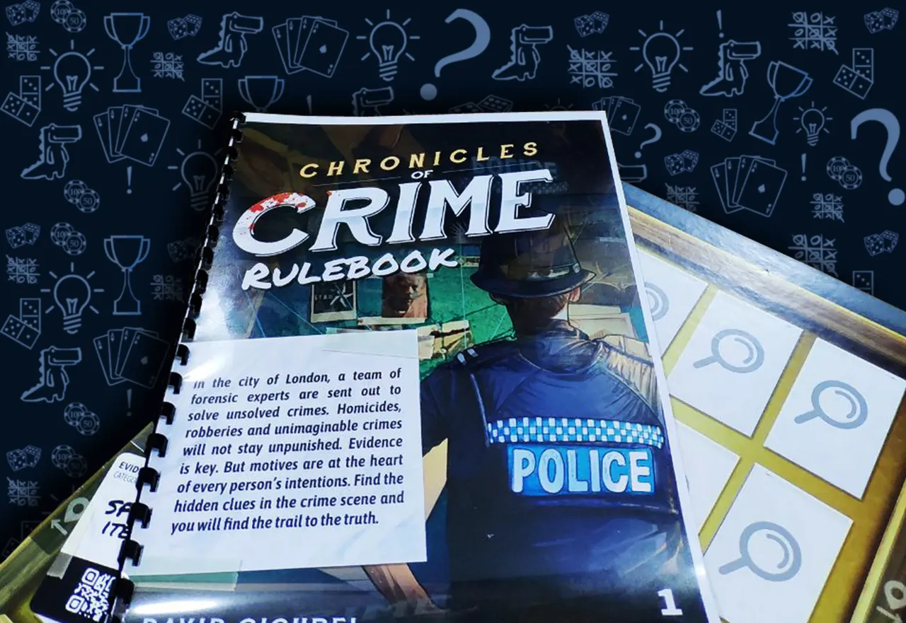 Настольная игра Место преступления, компоненты и мобильное приложение для расследования