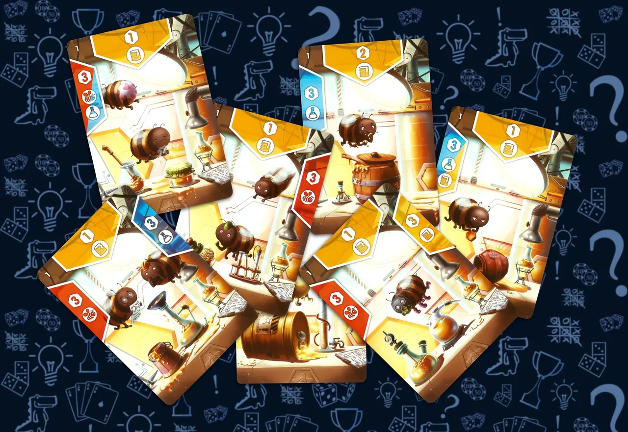 Игровые карты мёда в настольной игре Правильный мёд