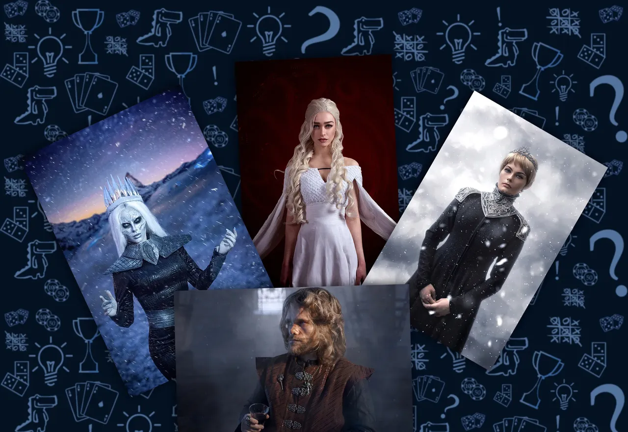 Участники игротеки по игре Песнь льда и огня, косплей персонажей