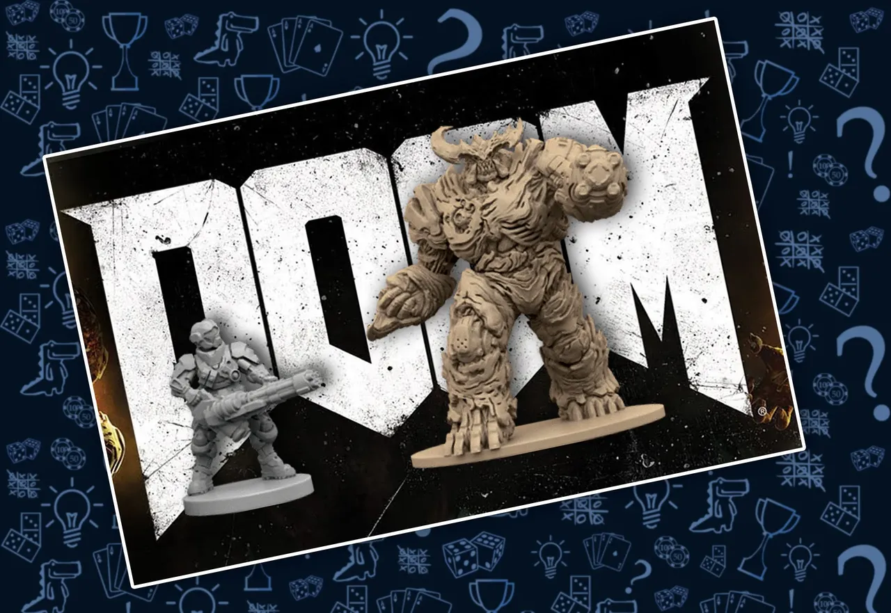 Фигурки монстров из настольной игры DOOM