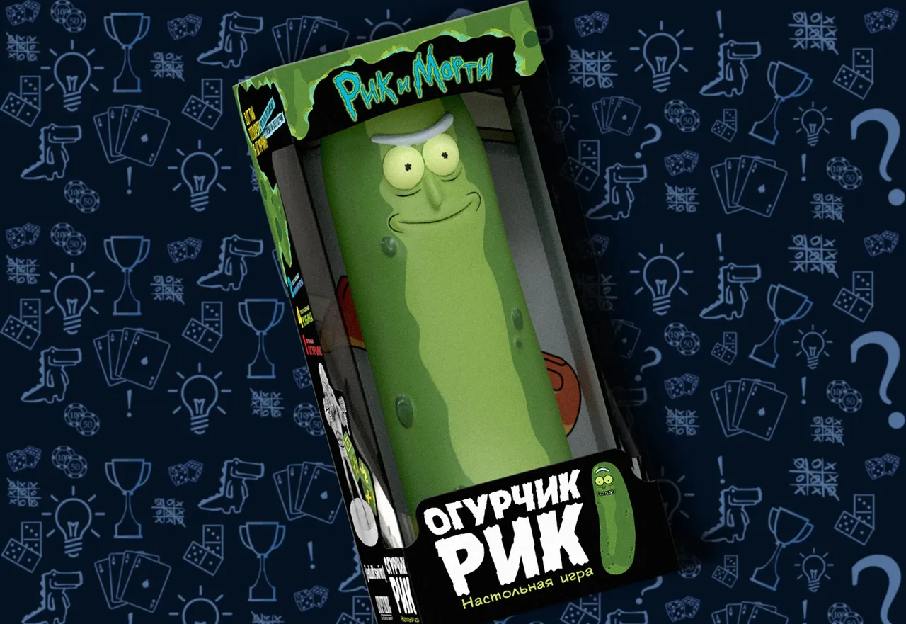 Настольная игра Рик и Морти Огурчик Рик, обложка