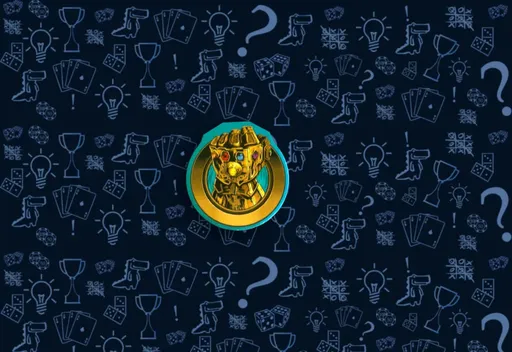 Жетон Перчатки бесконечности в настольной игре Мстители Война бесконечности