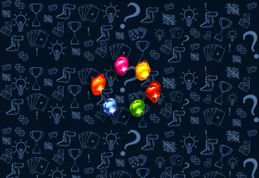 Жетон Камня бесконечности в настольной игре Мстители Война бесконечности