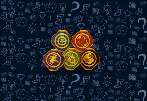 База игроков на игровом поле настольной игры Мстители Война бесконечности