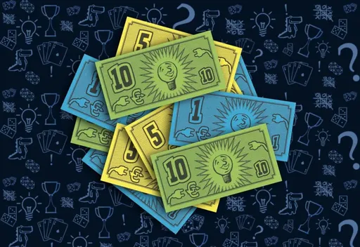 Настольная игра Энергосеть, игровые деньги (электро)