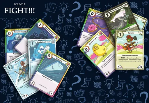 Настольная игра Время приключений: Снежный король против Марселин, существа героев