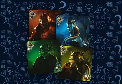 Настольная игра Повелители Бездны, карты лордов