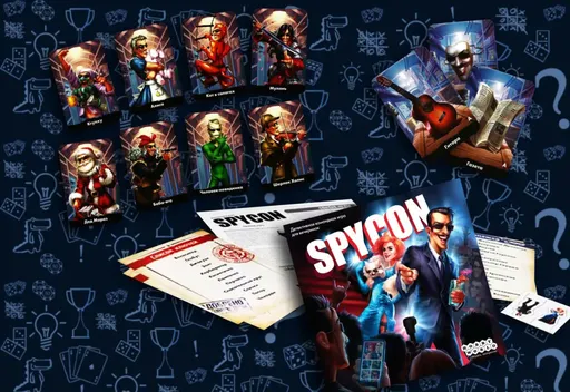 Настольная игра Spycon, компоненты из коробки