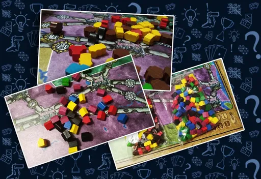 Настольная игра Энергосеть, новая редакция, содержимое коробки