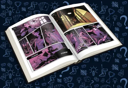 Интерактивный комикс Похищение, иллюстрации