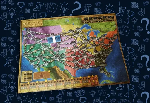 Настольная игра Энергосеть, новая редакция, карта игрового поля