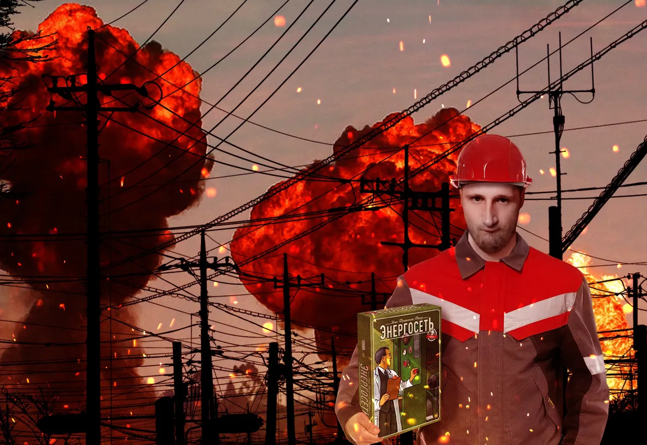Настольная игра Энергосеть, новая редакция, обложка
