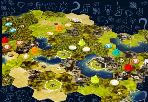 Настольная игра Цивилизация, элементы игрового поля