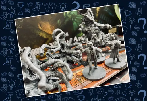 Настольная игра Особняки безумия, компоненты