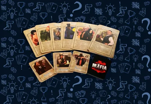 Мафия настольная игра - примеры карт ролей Шерифа и Дона