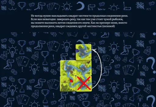 Каркассон: Охотники и собиратели - выкладывание квадратов местности