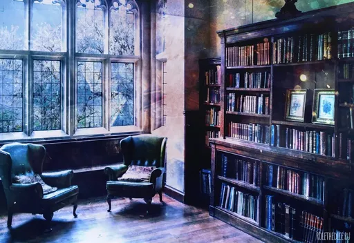 Воля Денурка - старая библиотека в поместье