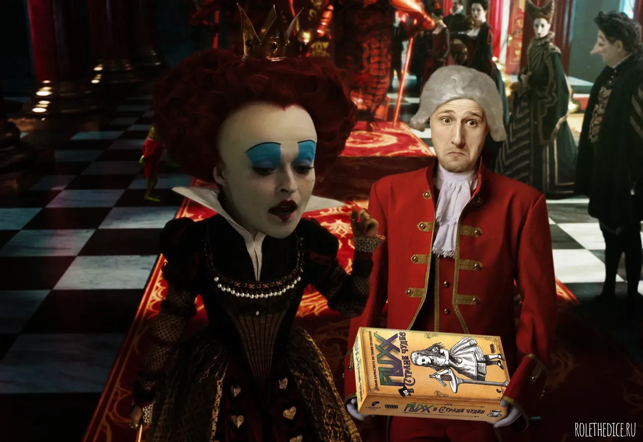 Fluxx: В Стране чудес - обложка настольной игры