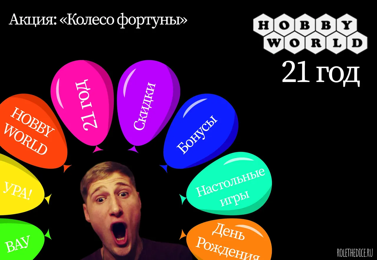 День рождения Hobby World - Колесо фортуны