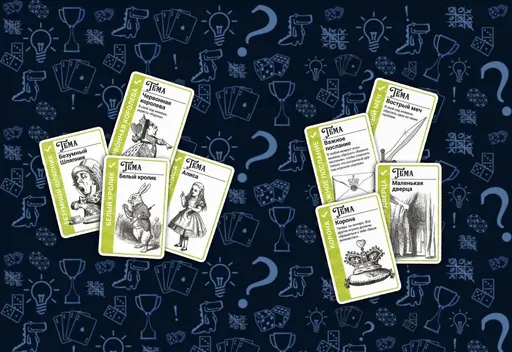 Fluxx: В Стране чудес - карты тем