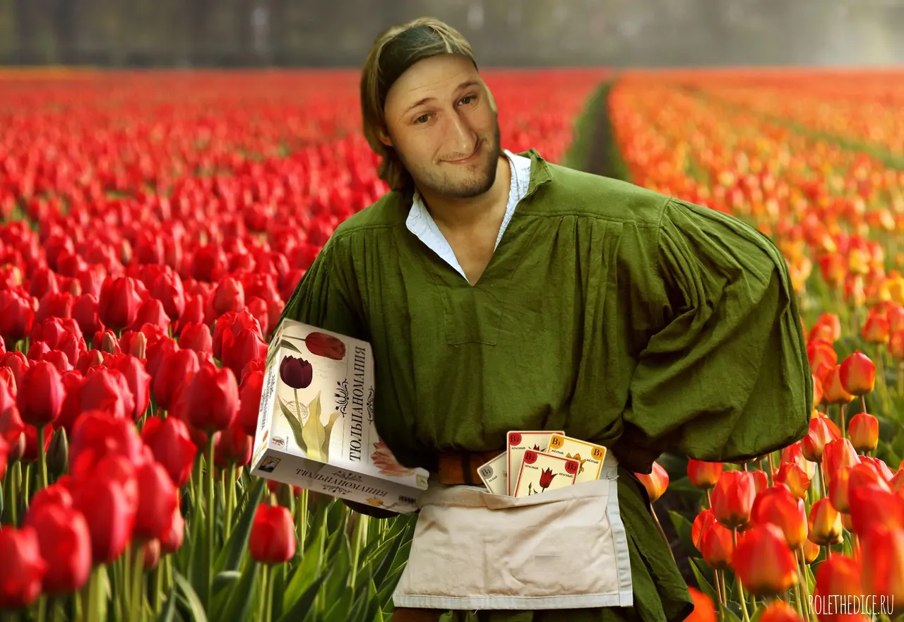 Тюльпаномания - обложка настольной игры