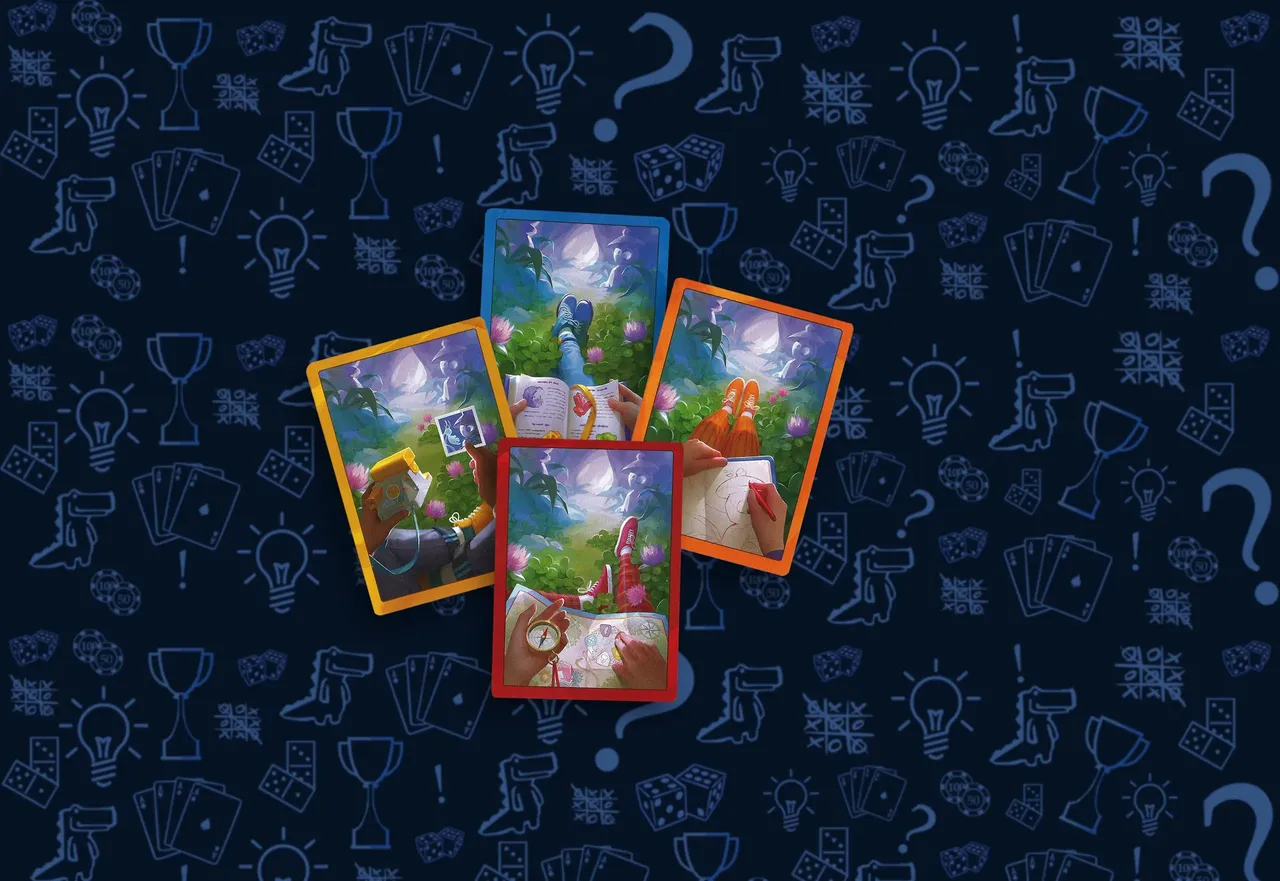 Лесные тайны - фишки игроков разных цветов