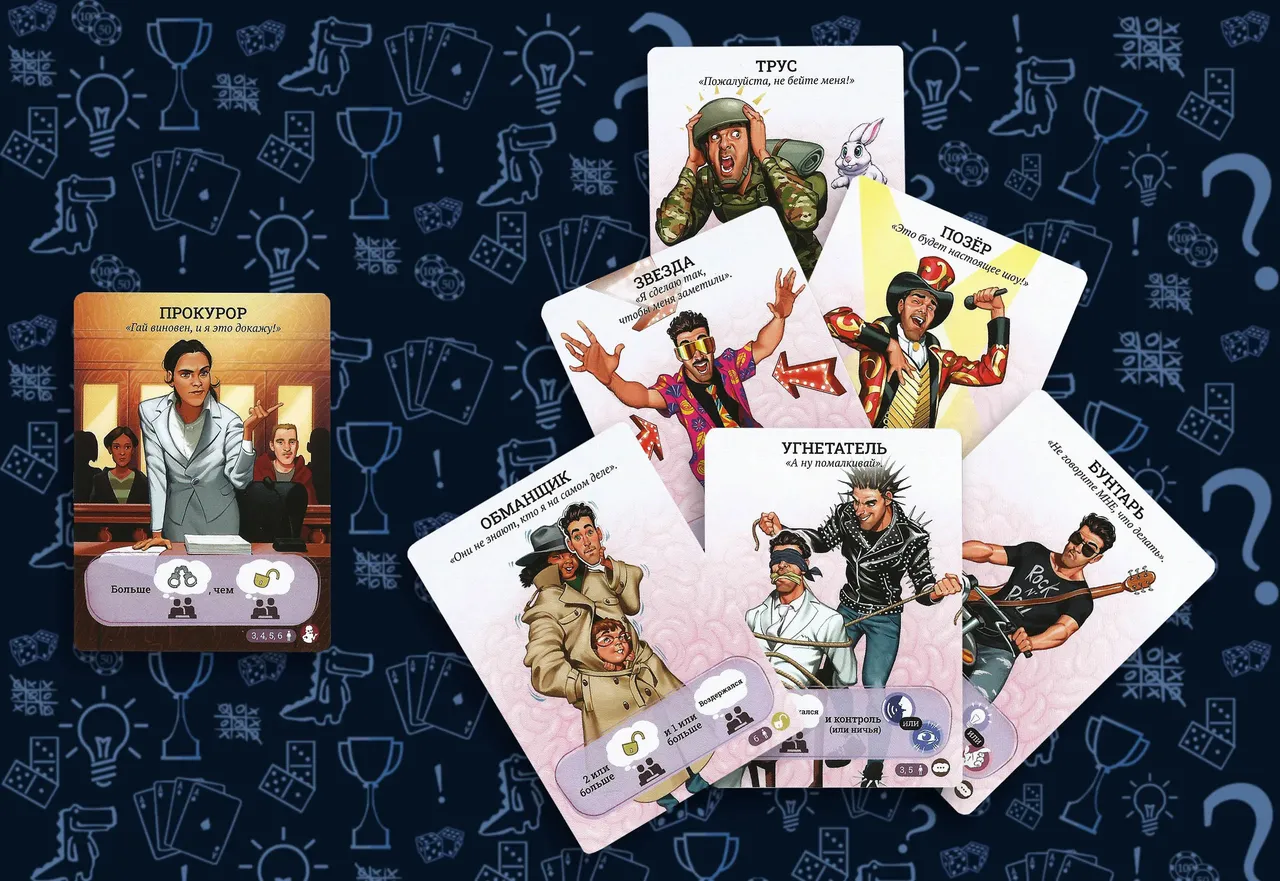 Голоса в голове - карты ролей игроков